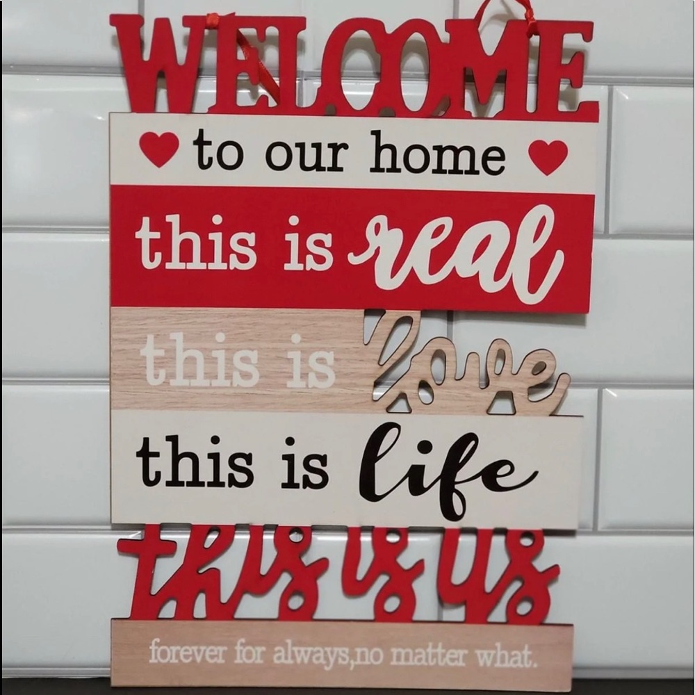 Valentine's Wood Day Sign NEW farmhouse